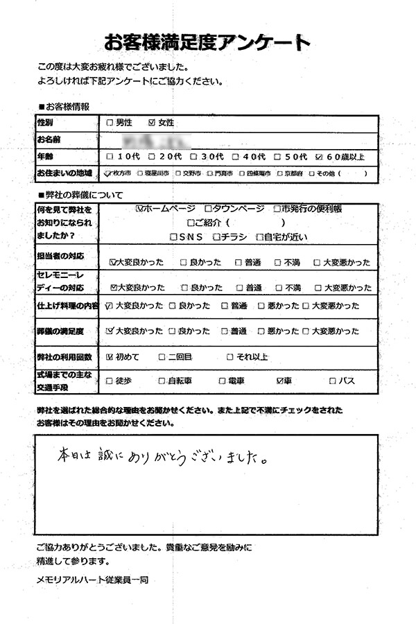 アンケート紹介 アンケート紹介