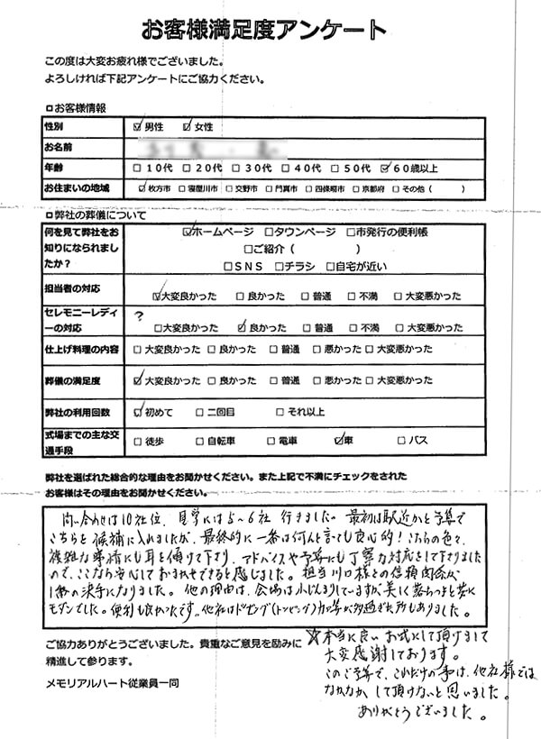 アンケート紹介 アンケート紹介