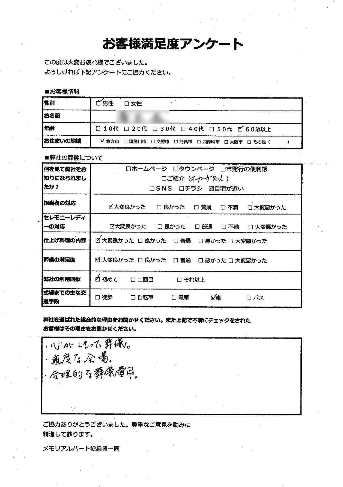 アンケート紹介 アンケート紹介